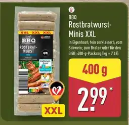 Aldi Nord BBQ Rostbratwurst-Minins XXL Angebot