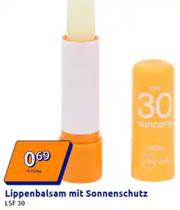 Action Lippenbalsam mit Sonnenschutz Angebot