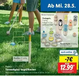 Lidl Tierwurfspiel/-kegel/Krocket Angebot