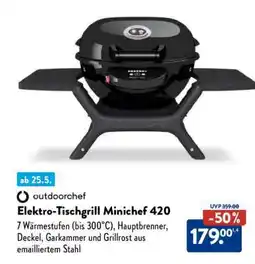 Aldi Nord Elektro-Tischgrill Minichef 420 Angebot