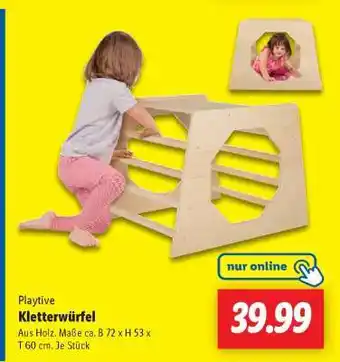 Lidl Kletterwürfel Angebot