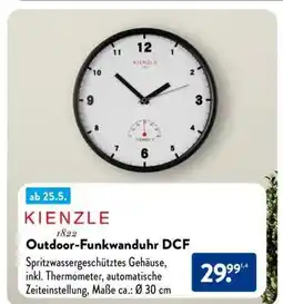 Aldi Süd Outdoor-Funkwanduhr DCF Angebot
