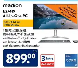 Aldi Süd Medion E27419 All-In-One PC Angebot