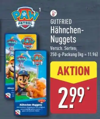 Aldi Nord GUTFREID Hähnchen-Nuggets Angebot
