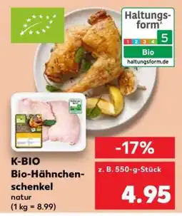Kaufland K-BIO Bio-Hähnchenschenkel Angebot