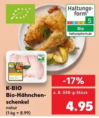 Kaufland K-BIO Bio-Hähnchenschenkel Angebot