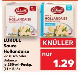 Kaufland LUKULL Sauce Hollandaise klassisch oder Balance Angebot
