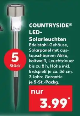 Kaufland COUNTRYSIDE LED-Solarleuchten Angebot