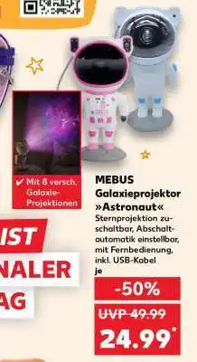 Kaufland MEBUS Galaxieprojektor Astronaut Angebot