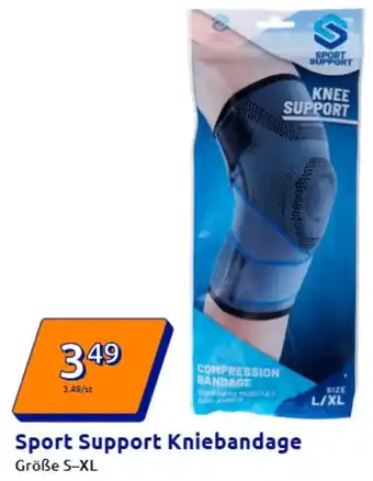 Action Sport Support Kniebandage Angebot