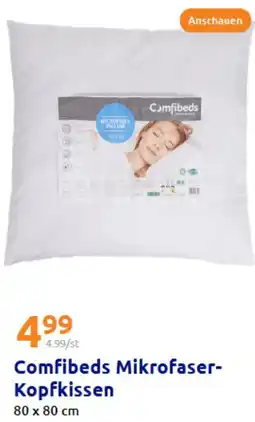 Action Comfibeds Mikrofaser Kopfkissen Angebot