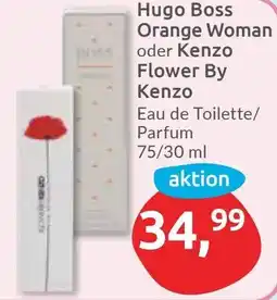 Budni Hugo Boss Orange Woman oder Kenzo Flower By Kenzo Angebot