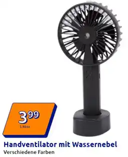 Action Handventilator mit Wassernebel Angebot