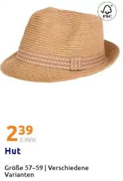 Action Hut Angebot