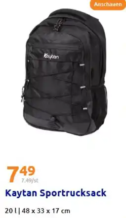 Action Kaytan Sportrucksack Angebot