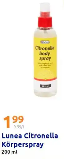 Action Lunea Citronella Körperspray Angebot