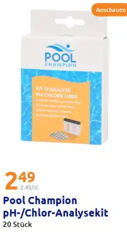 Action Pool Champion pH-/Chlor-Analysekit Angebot