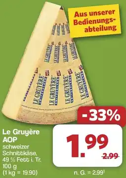Famila Nord West Le Gruyère AOP Angebot