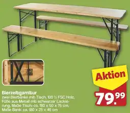 Famila Nord West Bierzeltgarnitur Angebot