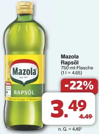 Famila Nord West Mazola Rapsöl Angebot