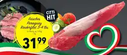 CITTI Markt Frisches Paraguay Rinderfilet 3-4 lbs Angebot