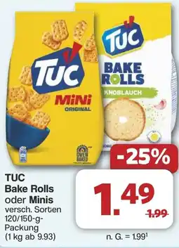 Famila Nord West TUC Bake Rolls oder Minis Angebot