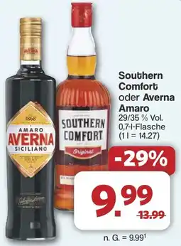 Famila Nord West Southern Comfort oder Averna Amaro Angebot
