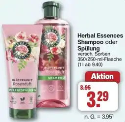 Famila Nord West Herbal Essences Shampoo oder Spülung Angebot