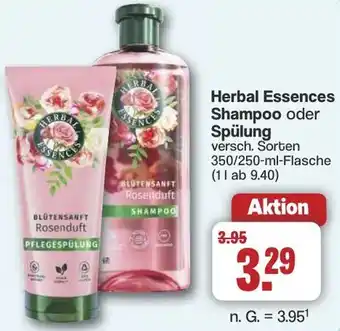 Famila Nord West Herbal Essences Shampoo oder Spülung Angebot