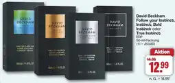 Famila Nord West David Beckham Follow your Instinct, Instinct, Bold Instinct oder True Instinct Angebot