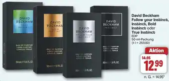 Famila Nord West David Beckham Follow your Instinct, Instinct, Bold Instinct oder True Instinct Angebot