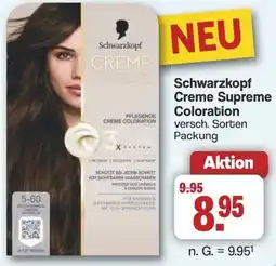 Famila Nord West Schwarzkopf Creme Supreme Coloration Angebot