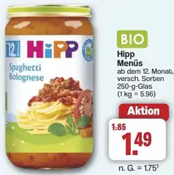 Famila Nord West Hipp Menüs Angebot