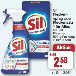 Famila Nord West Sil Fleckenspray oder Fleckensalz 1 für Alles Angebot