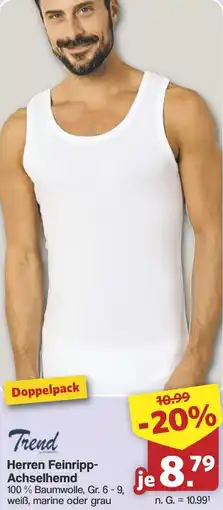 Famila Nord West Trend Herren Feinripp Achselhemd Angebot