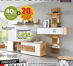 Hofmeister Hartmann wohnprogramm „caya“ wohnwandkombination Angebot