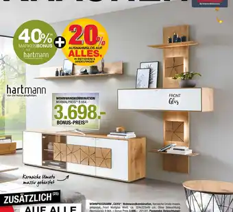Hofmeister Hartmann wohnprogramm „caya“ wohnwandkombination Angebot