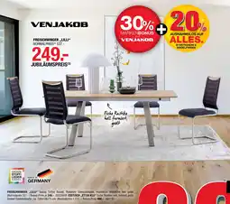 Hofmeister Venjakob freischwinger „lilli“ oder esstisch „et159 klu“ Angebot