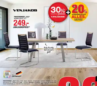 Hofmeister Venjakob freischwinger „lilli“ oder esstisch „et159 klu“ Angebot
