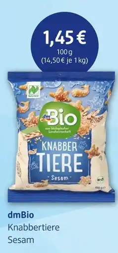 dm drogerie Dmbio knabbertier sesam Angebot