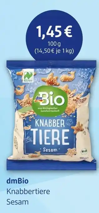 dm drogerie Dmbio knabbertier sesam Angebot