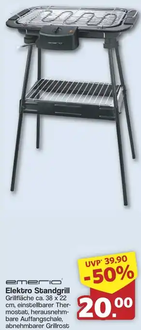 Famila Nord West Emerio Elektro Standgrill Angebot