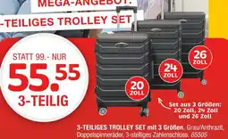 Hofmeister 3-teiliges trolley set Angebot