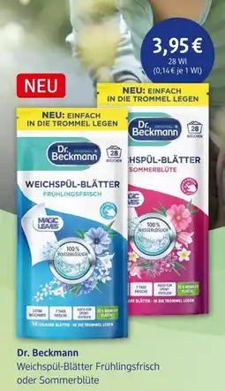 dm drogerie Dr. beckmann weichspül-blätter Angebot