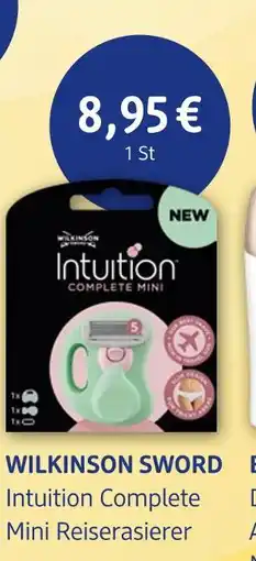 dm drogerie Wilkinson sword intuition complete mini reiserasierer Angebot