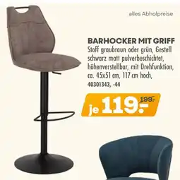 Möbel Kraft Barhocker mit griff Angebot