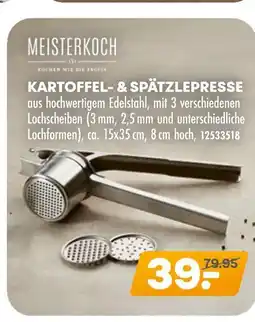 Möbel Kraft Meisterkoch kartoffel- & spätzlepresse Angebot