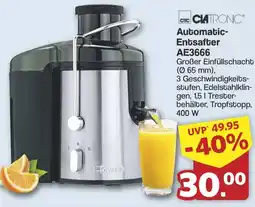 Famila Nord West CLATRONIC Automatic Entsafter AE3666 Angebot