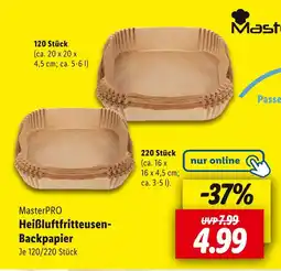 Lidl Masterpro heißluftfritteusen-backpapier Angebot