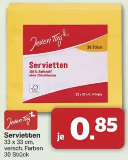 Famila Nord West Jeden Tag Servietten Angebot